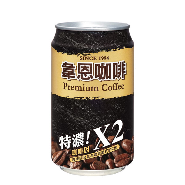 韋恩特濃咖啡 320ml x6罐