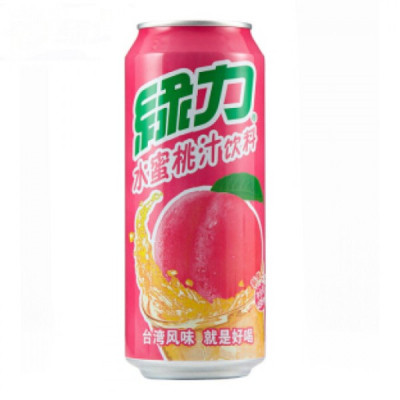 綠力 水蜜桃味 490ml x4罐
