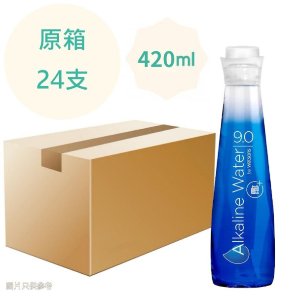 (特價) 屈臣氏 Alkaline Water 9.0 鹼性水 420ml x24支 原箱