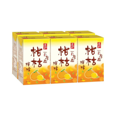250ML 道地 柑桔檸檬 250ml x6包