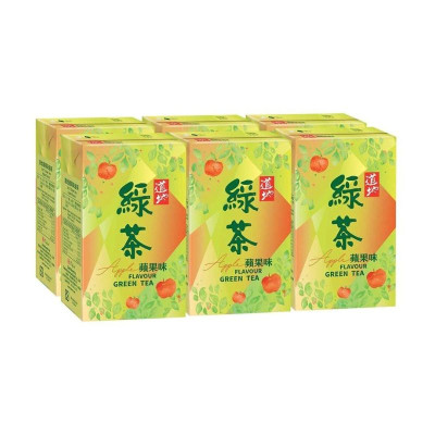 250ML 道地 蘋果綠茶 250ml x6包
