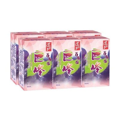 250ML 道地 巨峰提子汁 250ml x6包