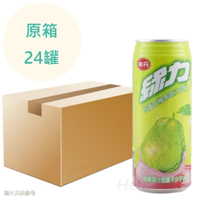 綠力 石榴味 490ml x24罐