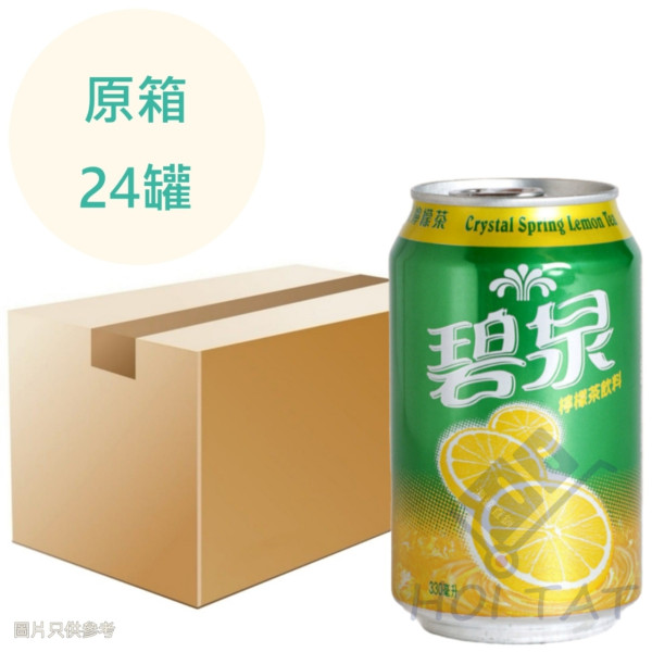 碧泉 檸檬茶 345ml x24罐 原箱