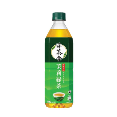 淳茶舍-銀毫苿莉綠茶 (無糖) 500ml x4支