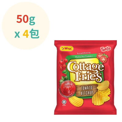 威斯比WISE - 蕃茄醬風味薯片 ( 50g x4包 )